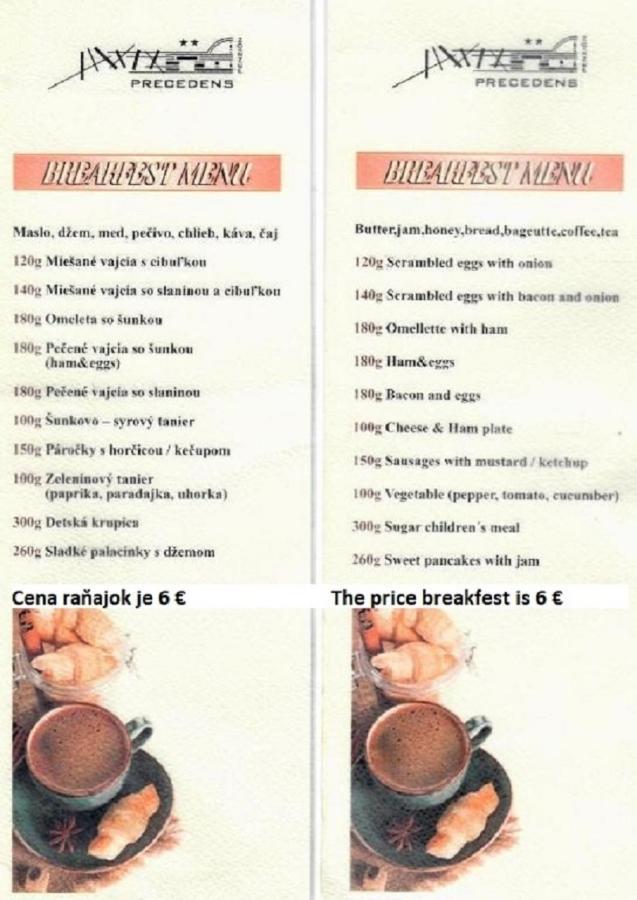 Penzion Precedens Trebisov Ngoại thất bức ảnh